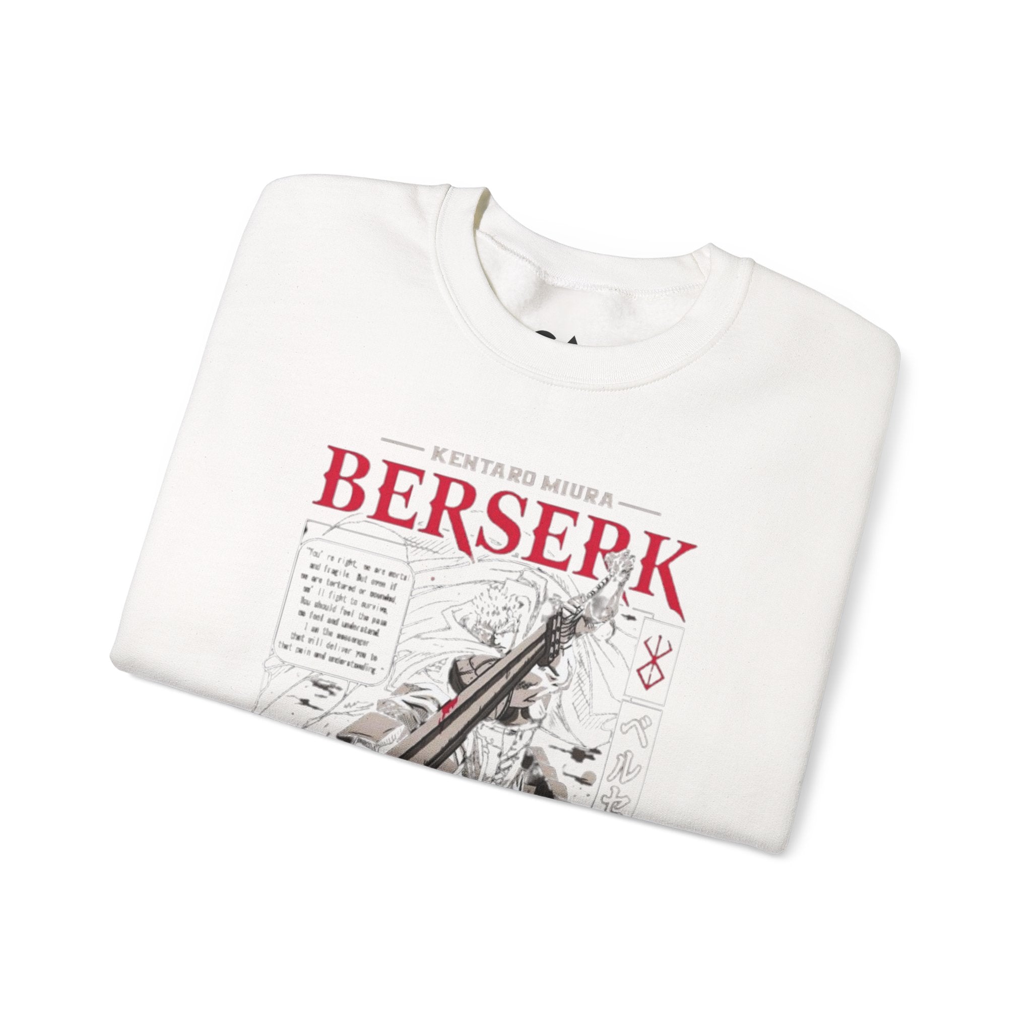 Berserk Manga Panel Crewneck Sweatshirt