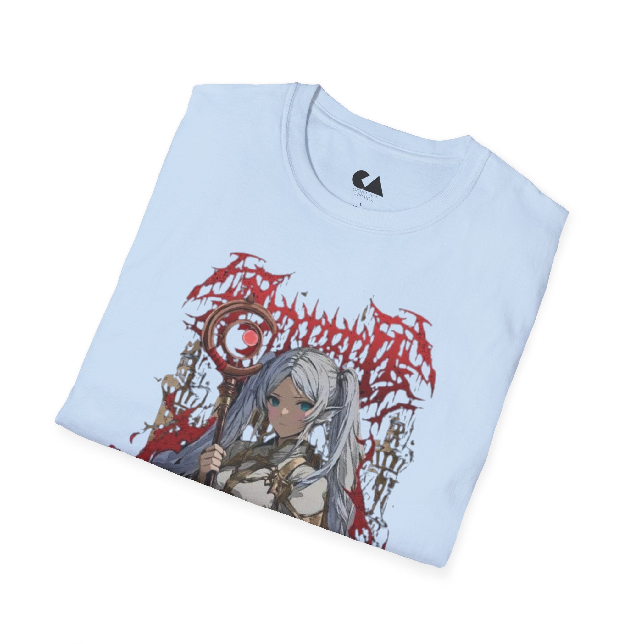 Anime Gothic T-Shirt — Dark Angel Girl Graphic Tee