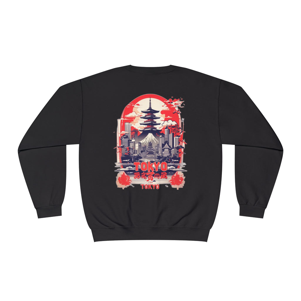 Tokyo Skyline Graphic Crewneck Sweatshirt
