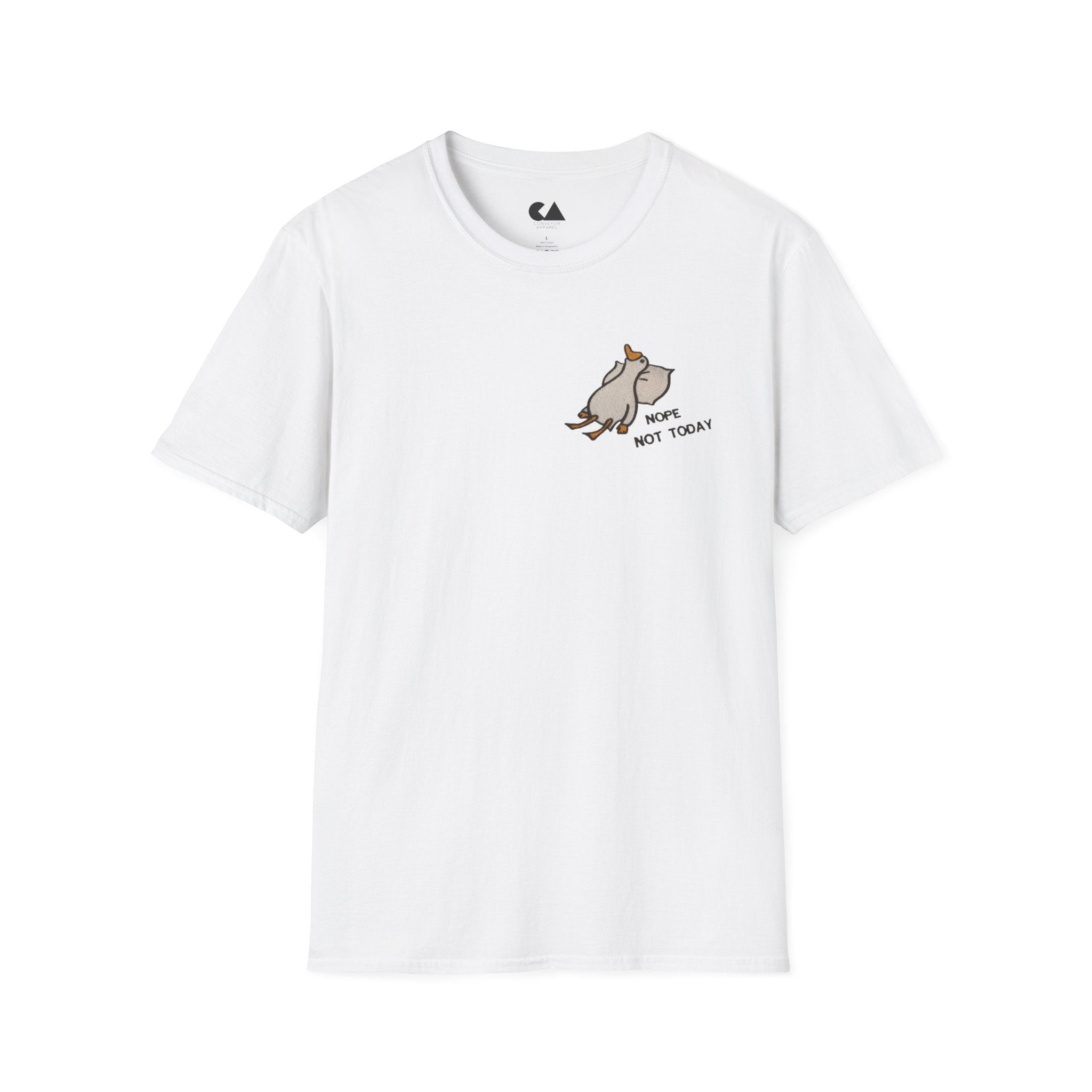 T-Shirt — Cute Duck Pair "Not Today" Graphic Tee