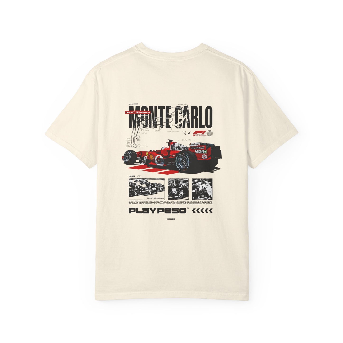 Racing Circuit T-shirt - Monte Carlo Racing Fans Dream