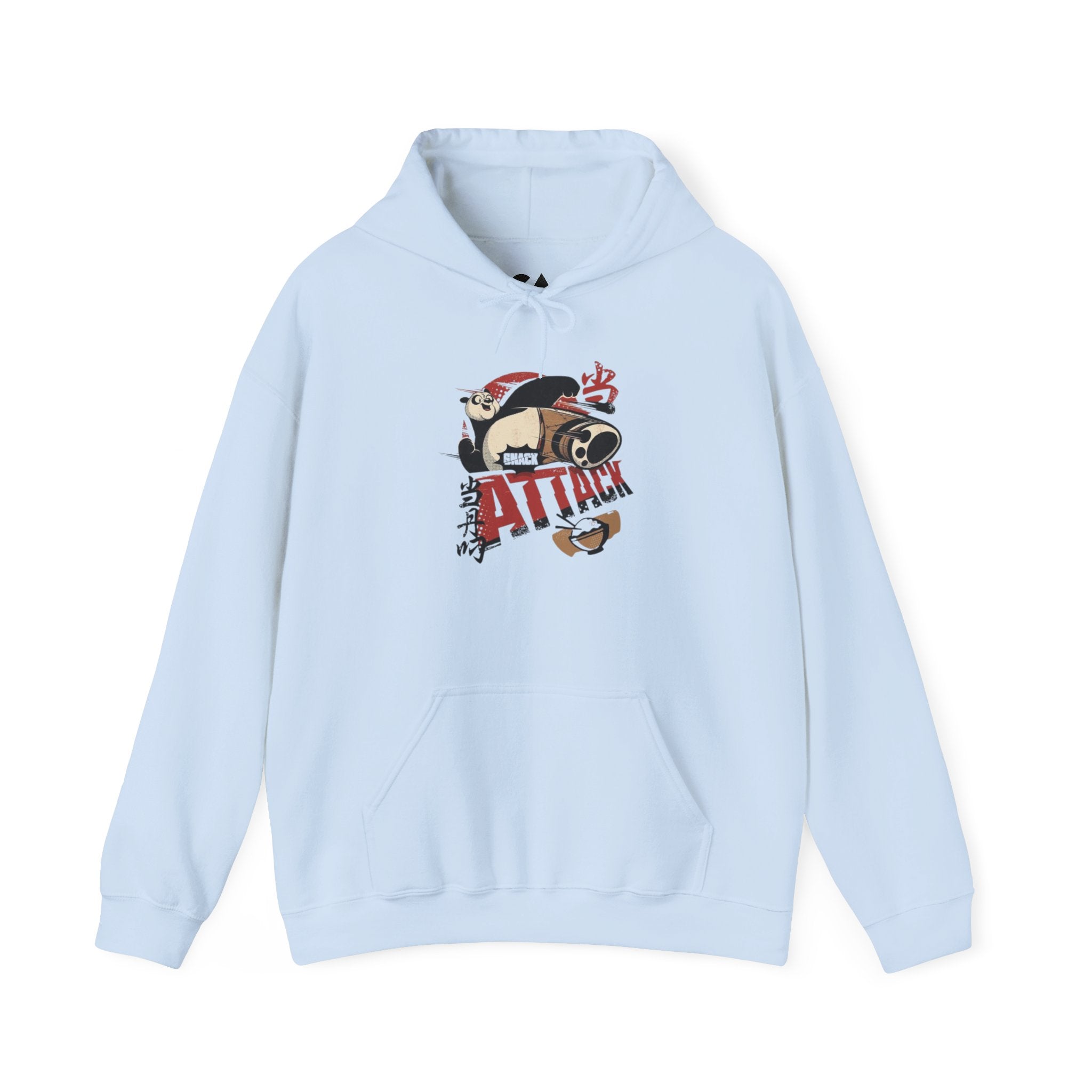 Attack Panda Hoodie — Cute Kung Fu Panda Graphic Pullover