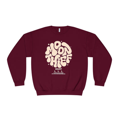 Cosmic Vibes Crewneck Sweatshirt - Moon Thief Design