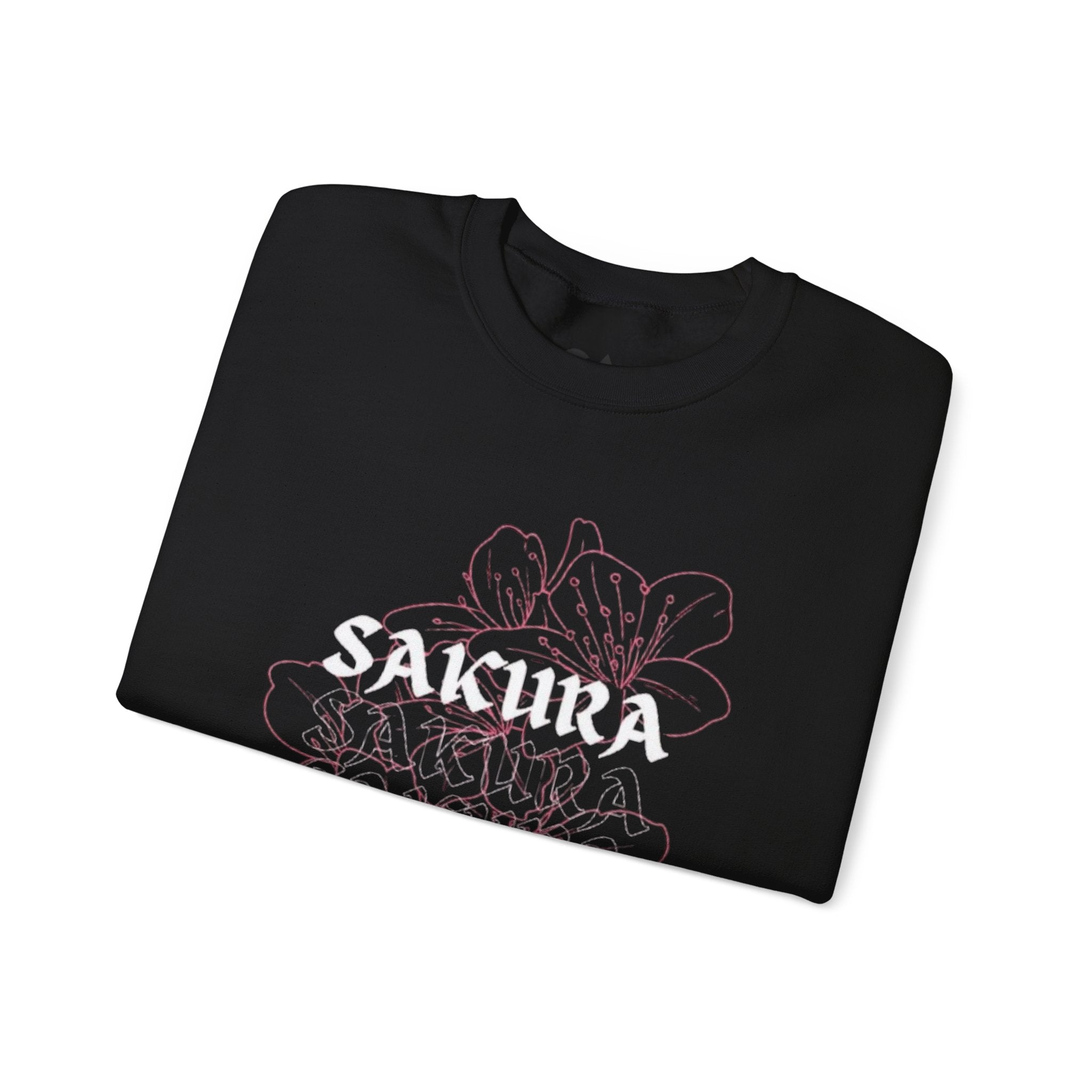 Sakura Floral Crewneck Sweatshirt – Japanese Cherry Blossom Graphic Sweatshirt