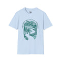 Adventure T‑Shirt — “The Only Way Out Is Through” Hiking Graphic Tee