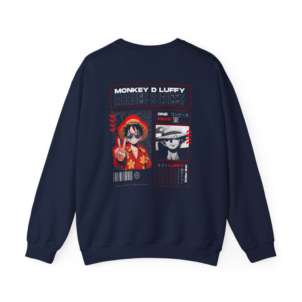 Wanted Poster Sweatshirt — Monkey D Luffy Graphic Crewneck
