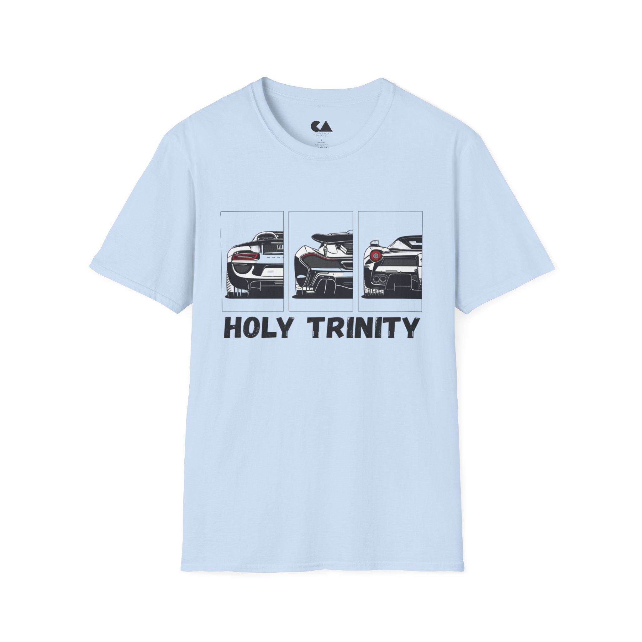 T-Shirt — "Holy Trinity" Retro Car Trio Graphic Tee
