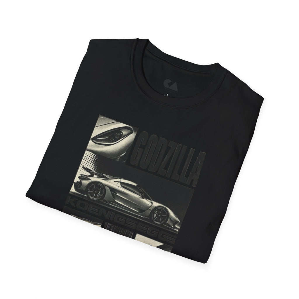Godzilla Koenigsegg Supercar T‑Shirt — Performance Car Graphic Tee