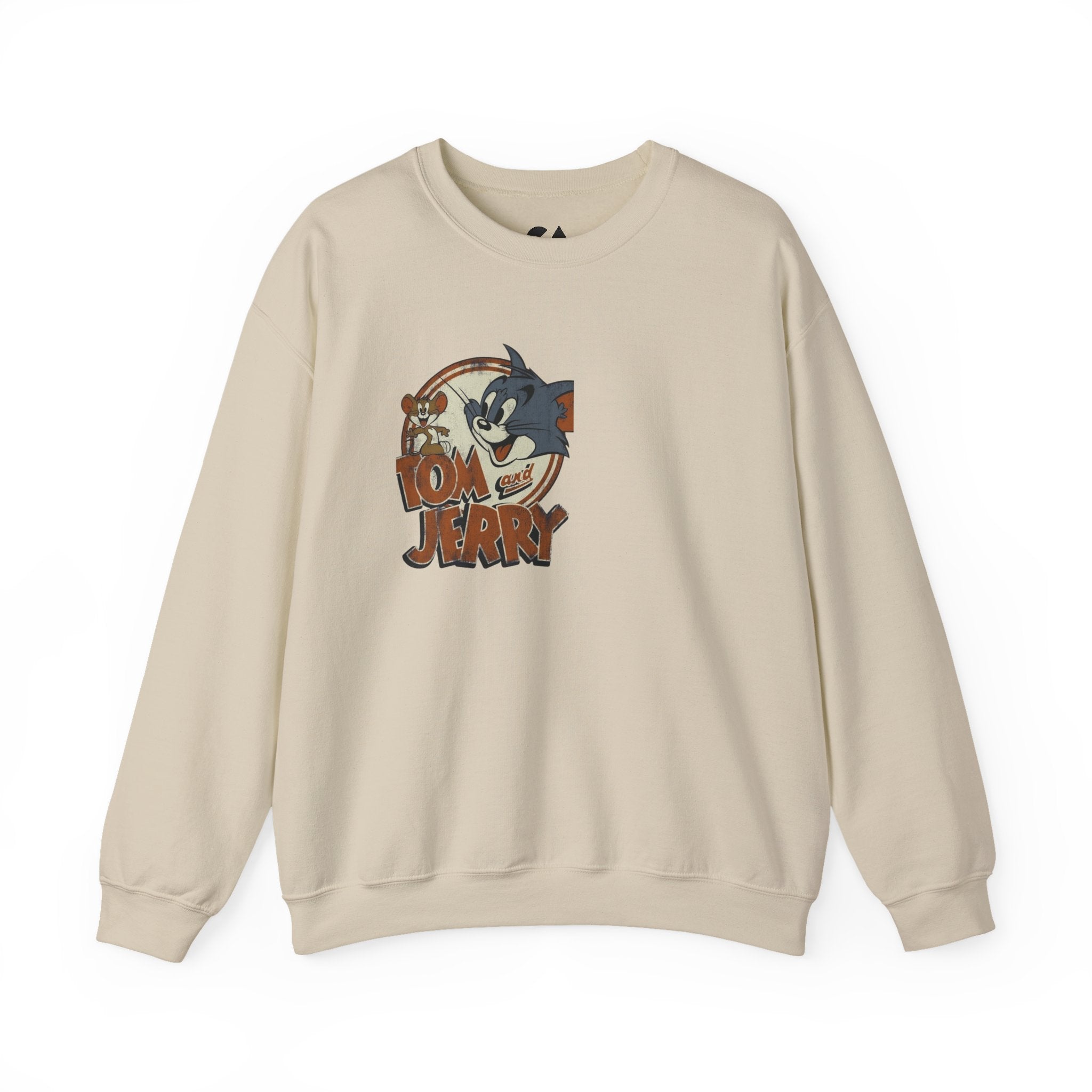 Tom & Jerry Sweatshirt — Retro Cartoon Crewneck