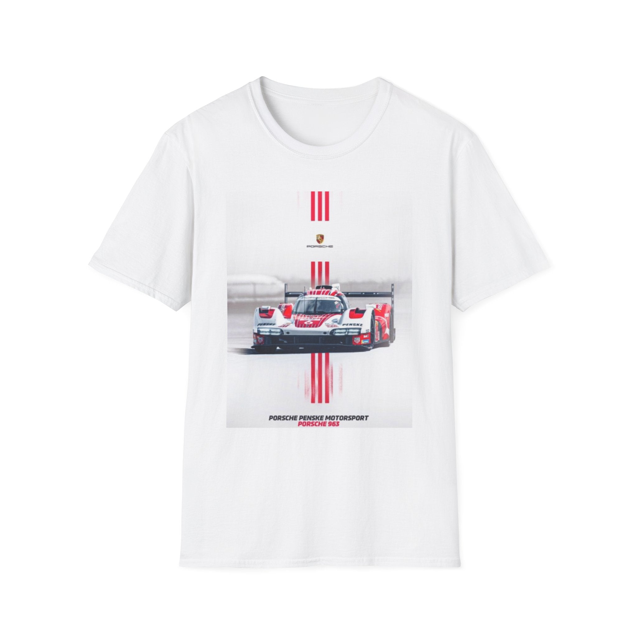 Racing Car Graphic T-Shirt — Vintage Porsche Motorsport Design