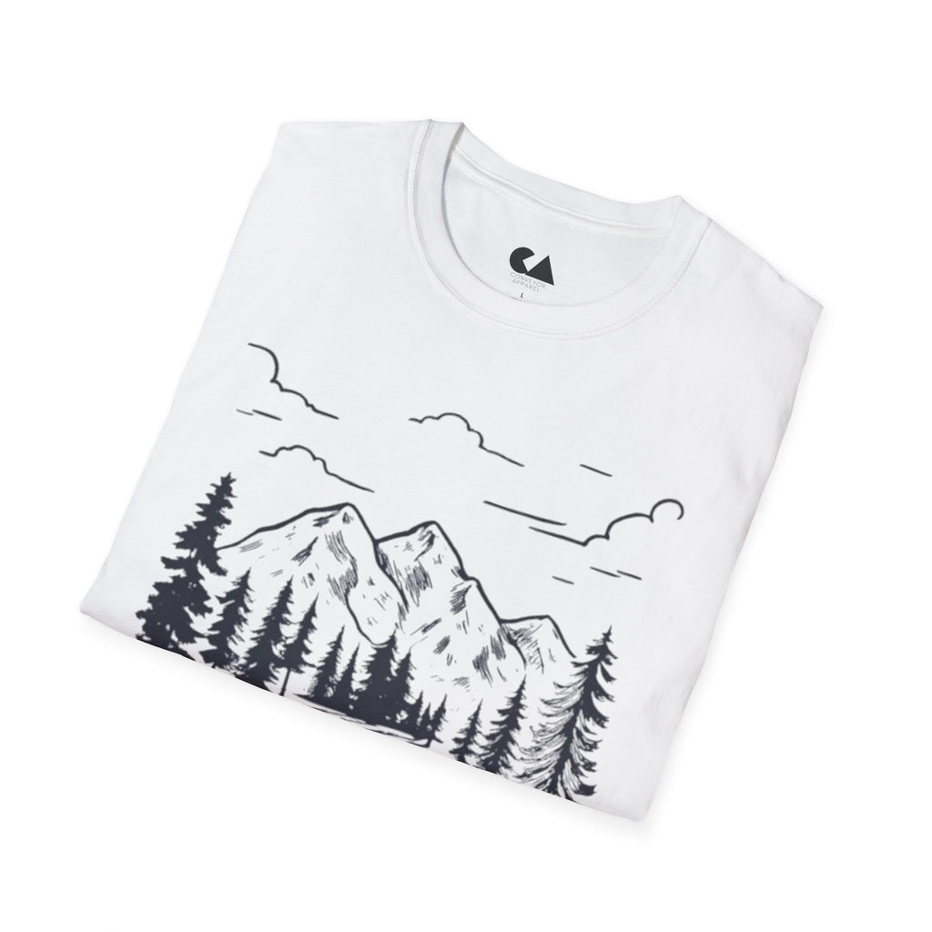 Mountain Graphic T-Shirt — "Take Me to the Mountains" Outdoor Nature Tee