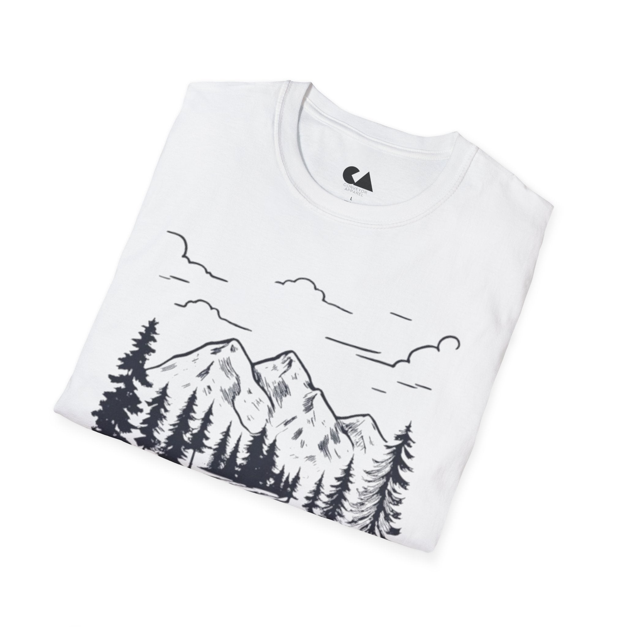 Mountain Graphic T-Shirt — "Take Me to the Mountains" Outdoor Nature Tee