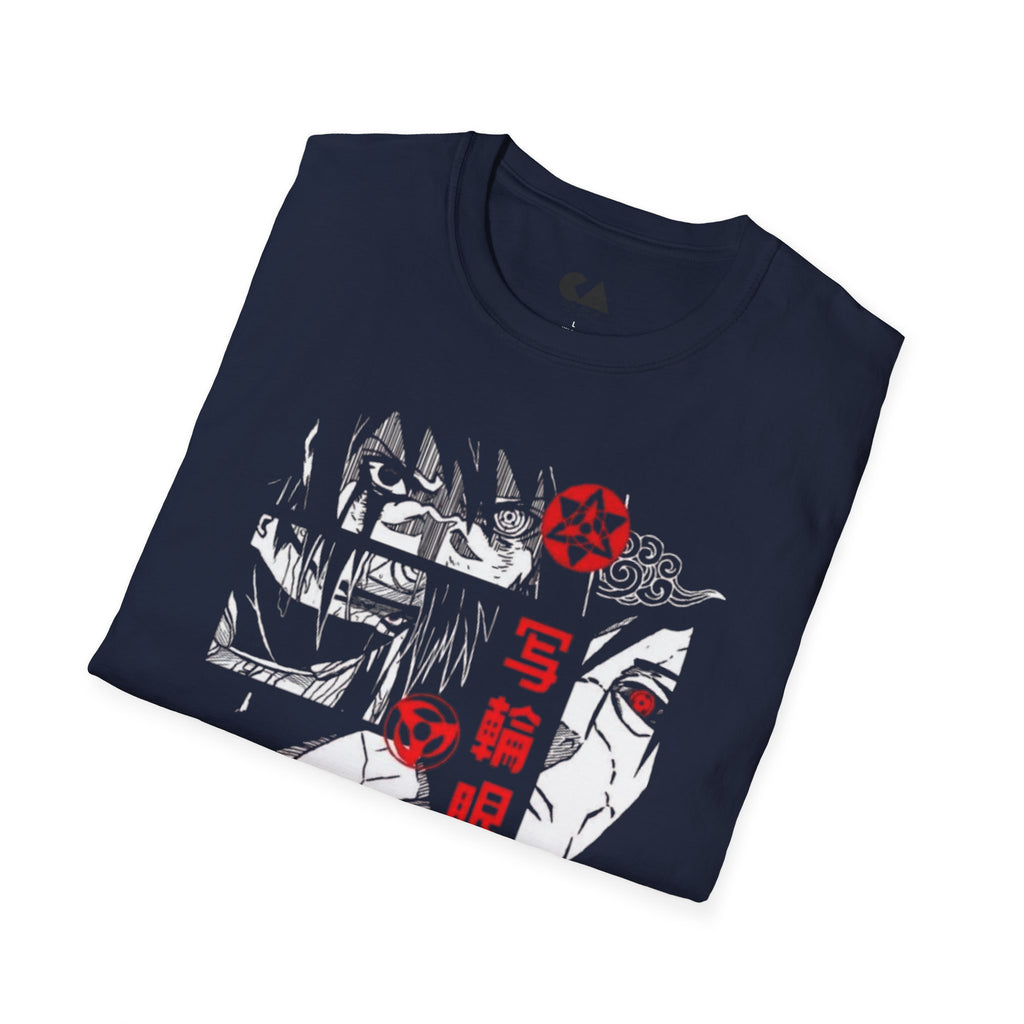 Uchiha Sharingan Anime T‑Shirt — Itachi & Sasuke Graphic Tee