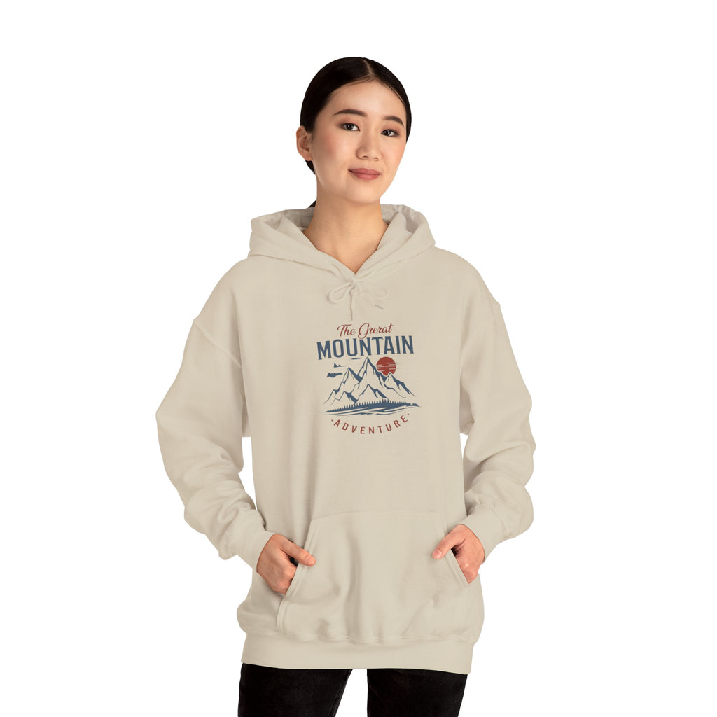 Mountain Adventure Hoodie — The Great Mountain Graphic Pullover