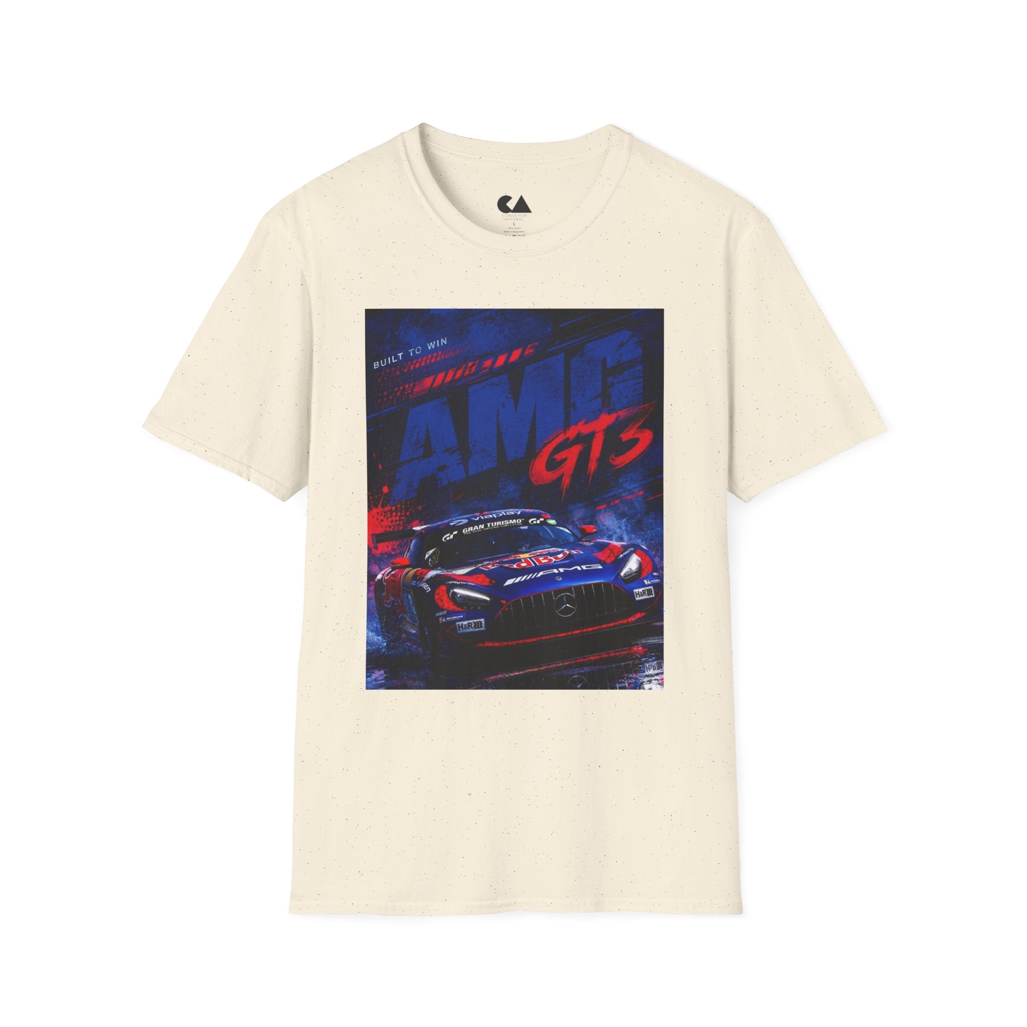 AMG GTS Racing Tee — Built to Win Sports Car Graphic T-Shirt | Nurburgering