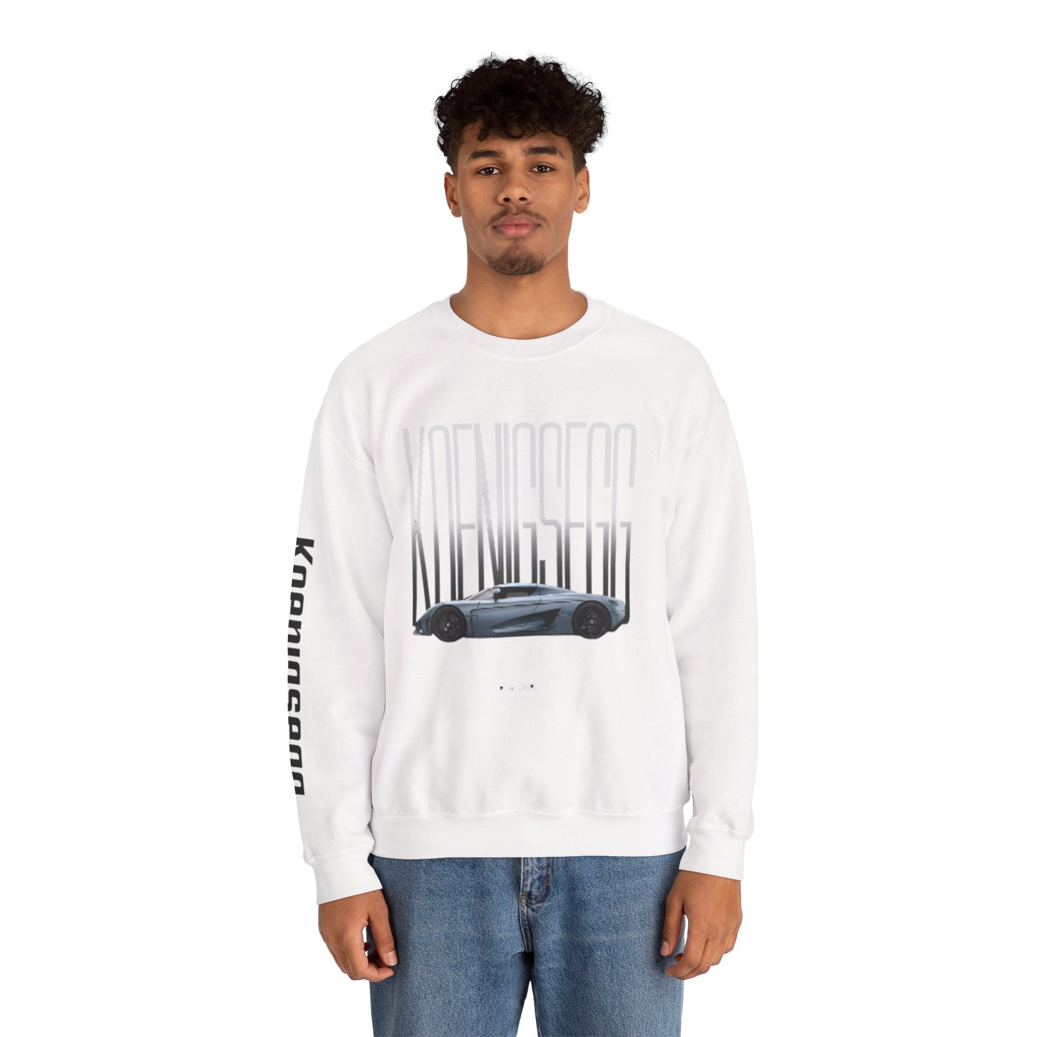 Koenigsegg Regera Crewneck Sweatshirt — Hypercar Graphic Pullover