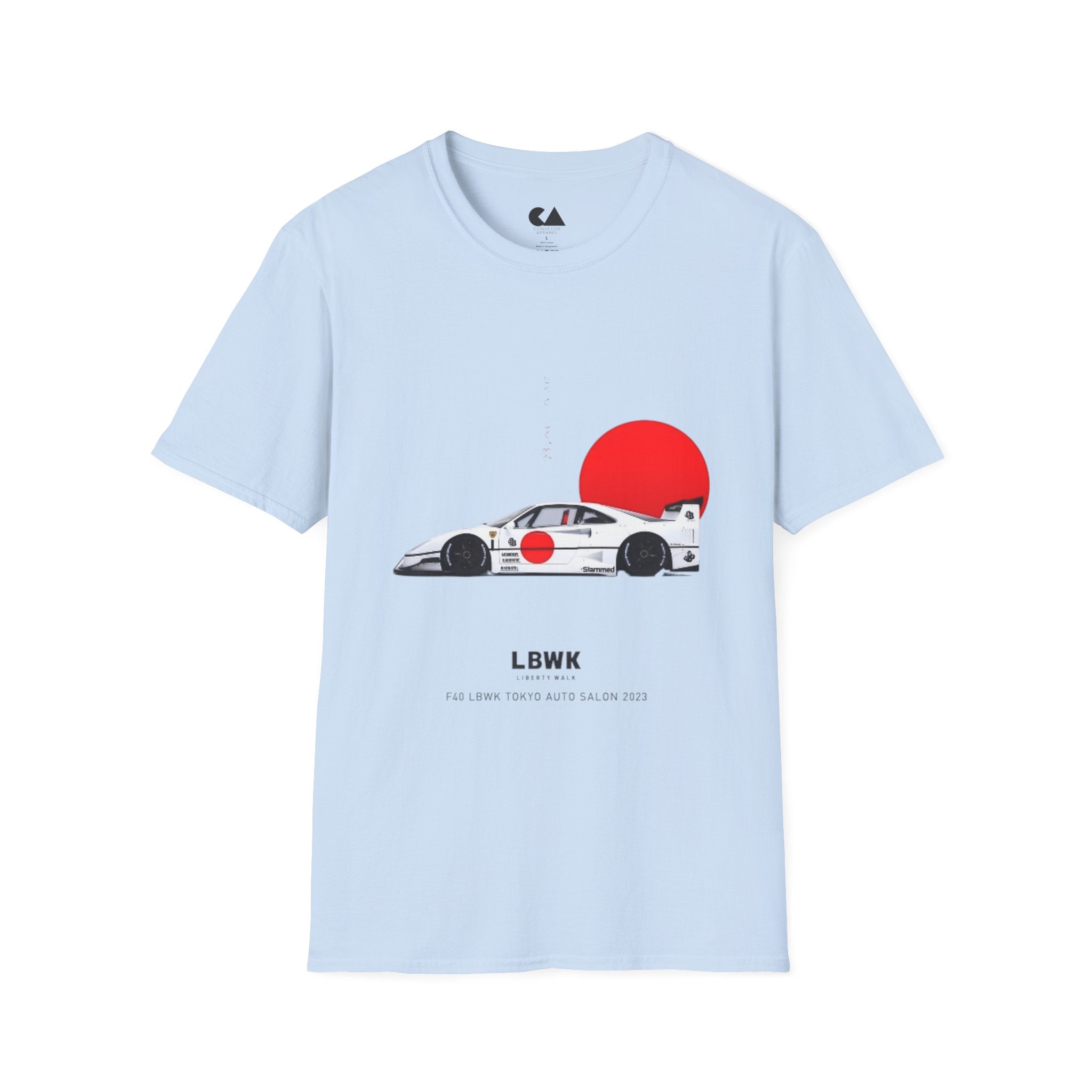 Racing Car Tee — JDM Sun Graphic T-Shirt