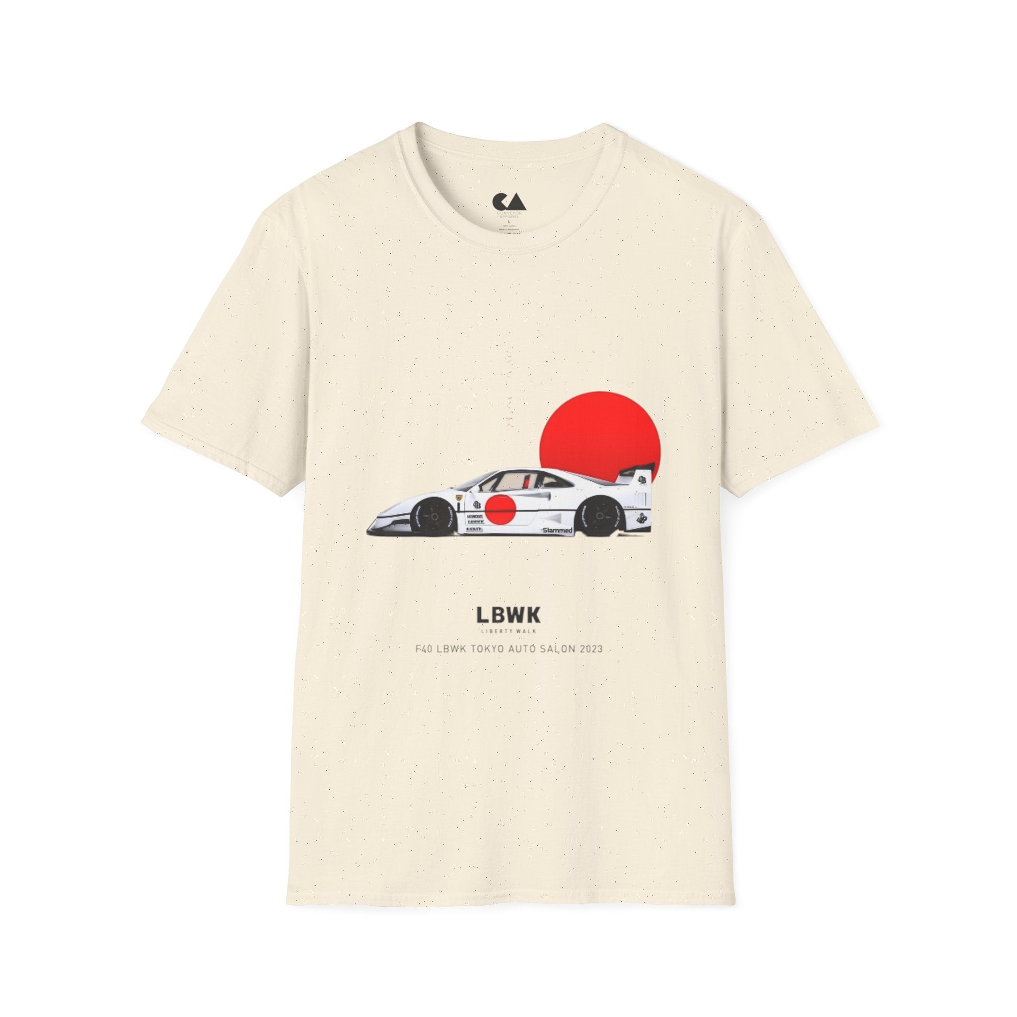 Racing Car Tee — JDM Sun Graphic T-Shirt