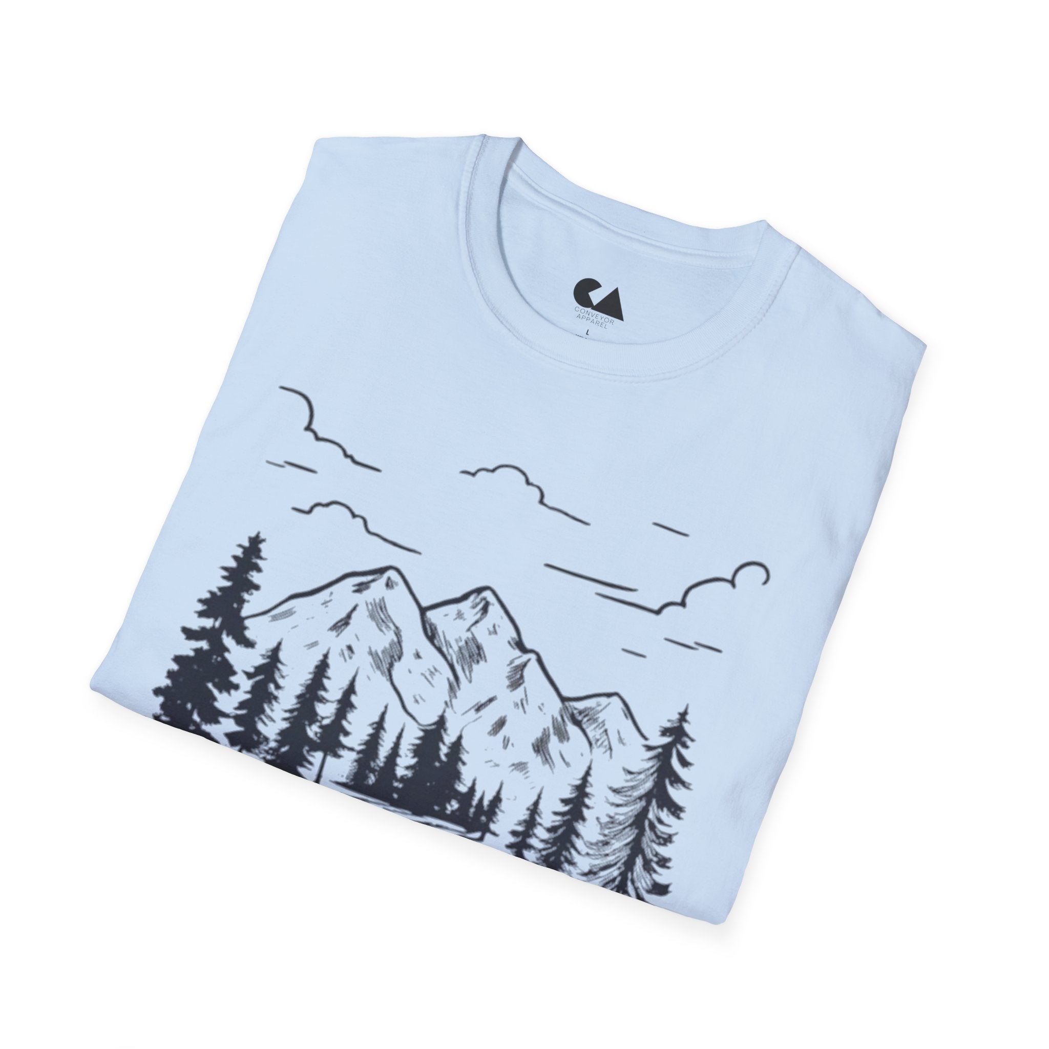 Mountain Graphic T-Shirt — "Take Me to the Mountains" Outdoor Nature Tee