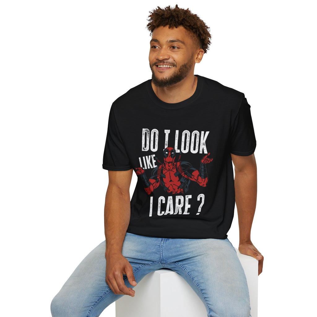 Do I Look Like I Care? Deadpool Graphic T-Shirt