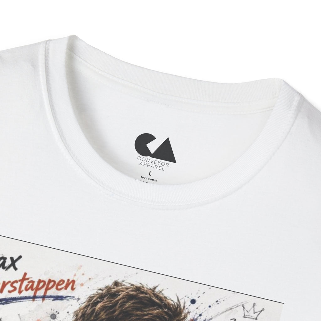 Max Verstappen Portrait T-Shirt — Formula 1 Racing Fan Tee