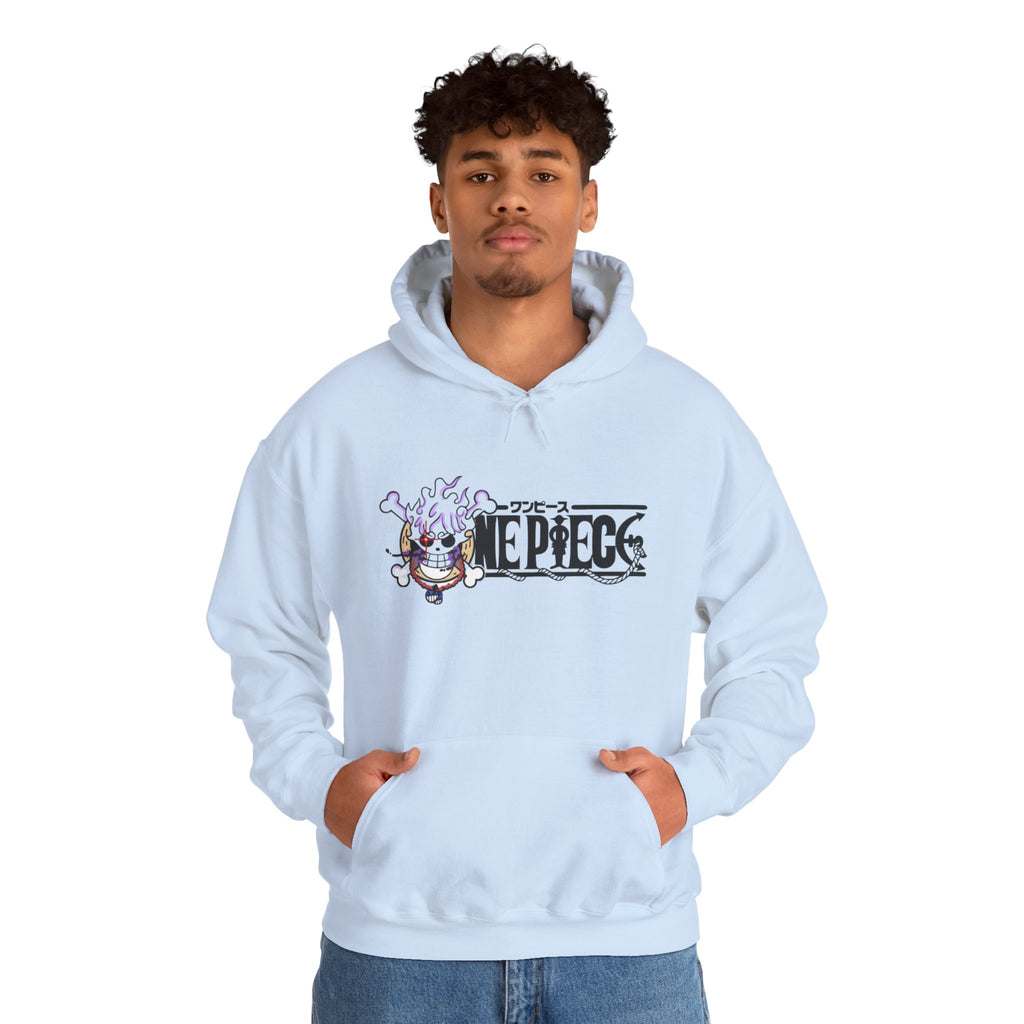 One Piece Skull Logo Hoodie — Anime Pirate Crew Pullover