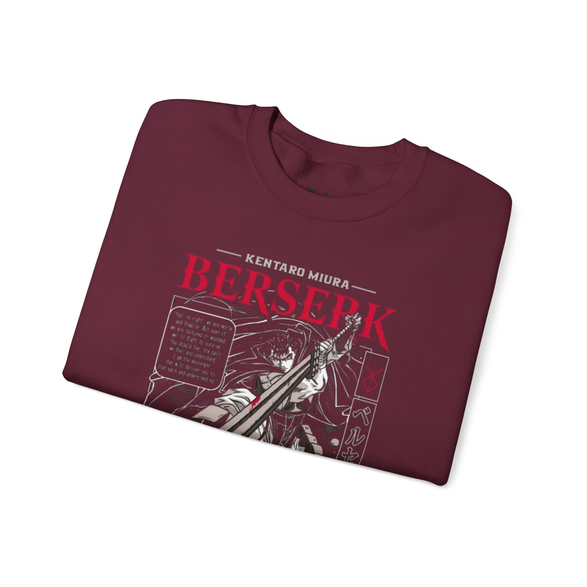 Berserk Manga Panel Crewneck Sweatshirt