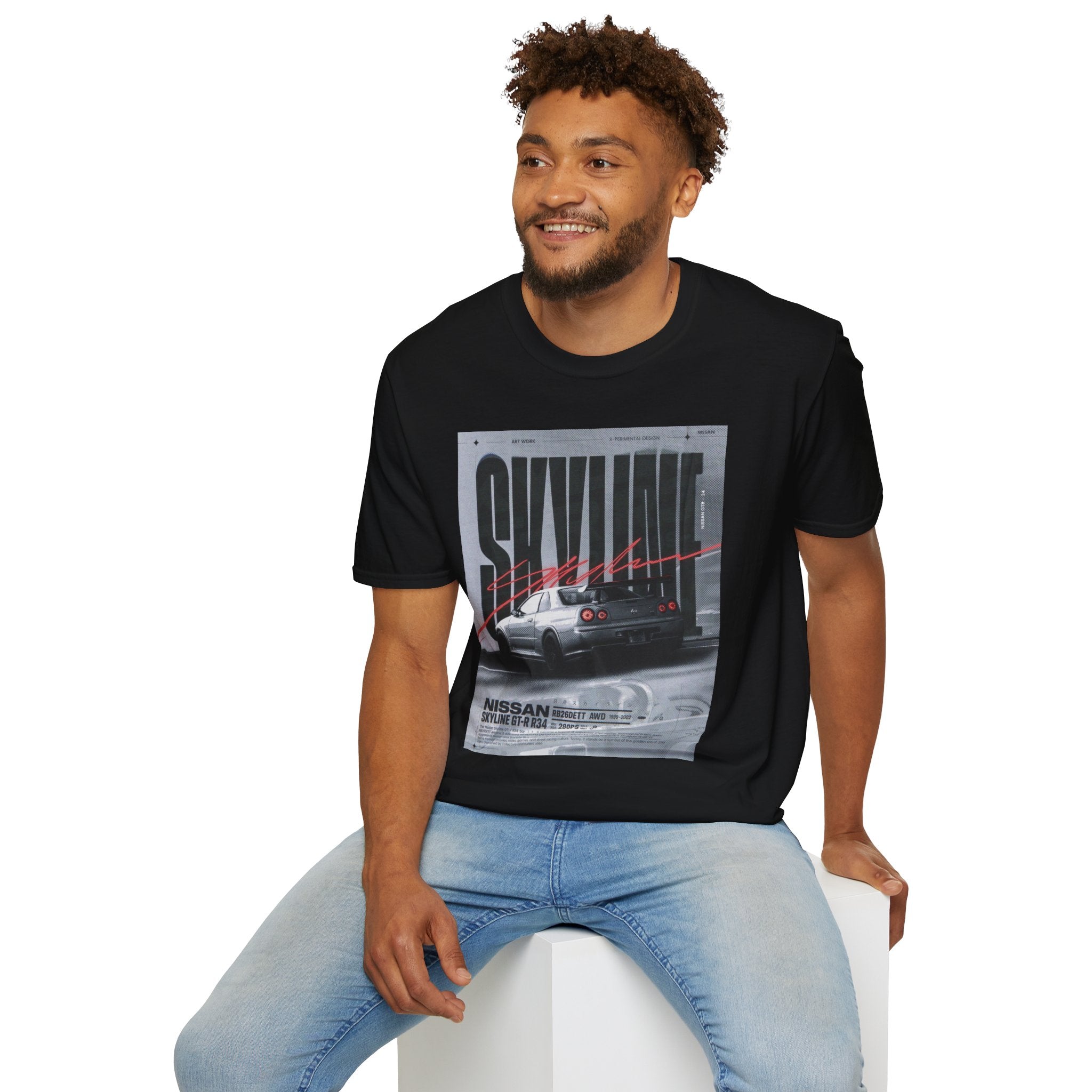 Silvlne Drift Car Graphic T-Shirt — Retro Racing Streetwear