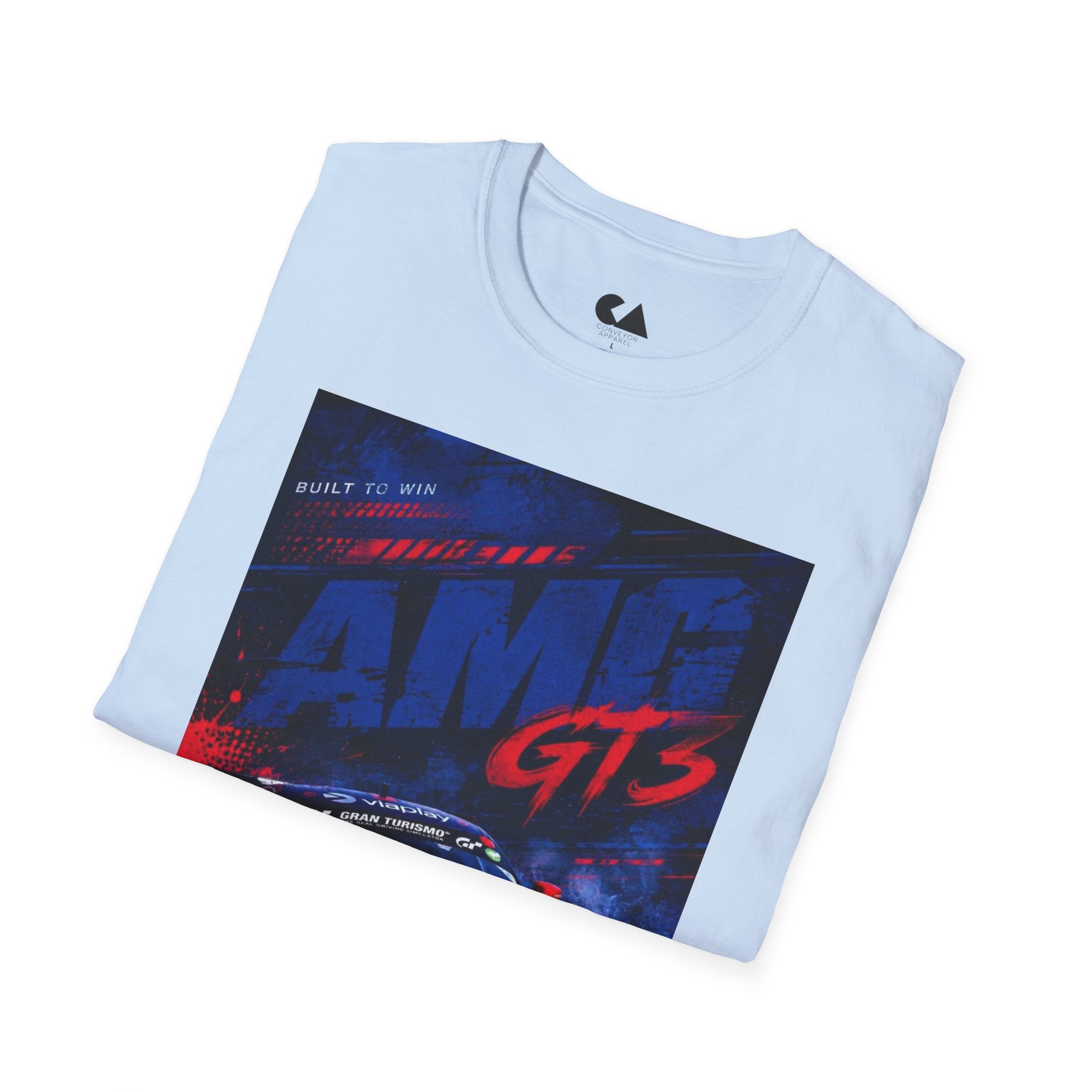 AMG GTS Racing Tee — Built to Win Sports Car Graphic T-Shirt | Nurburgering