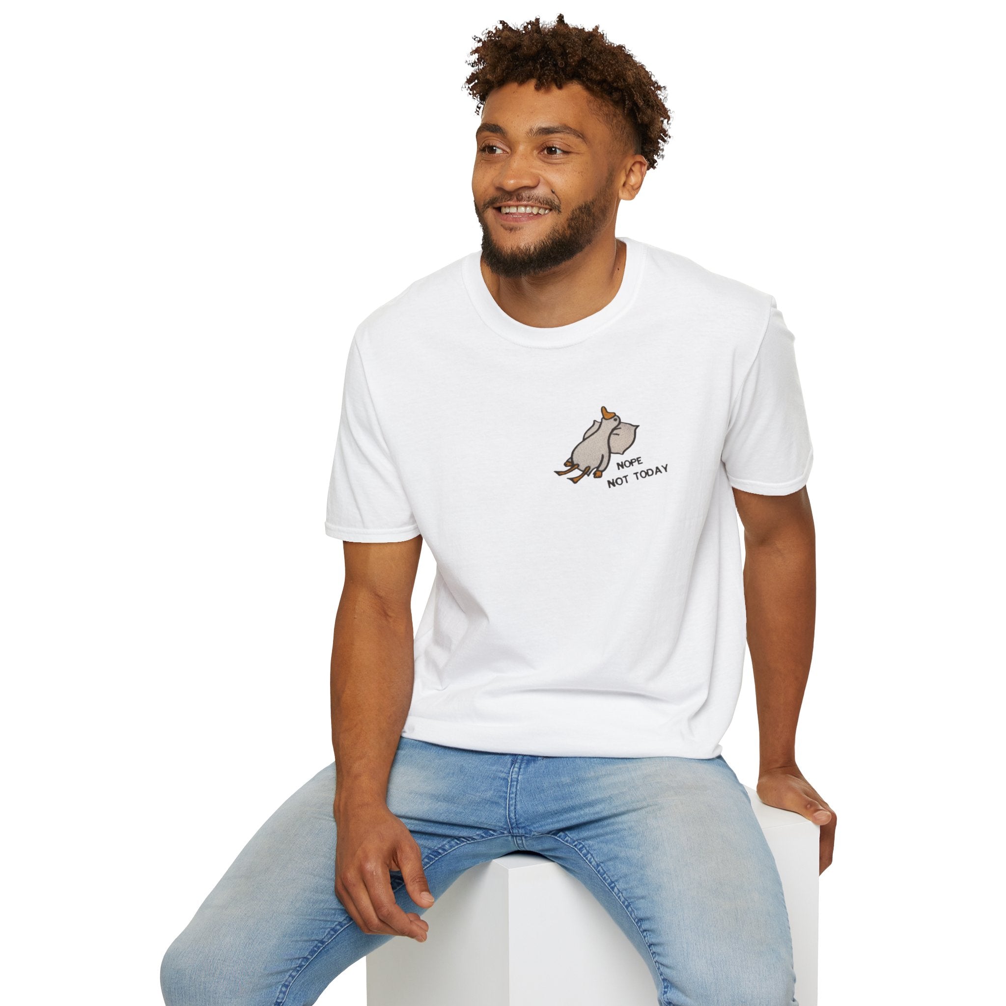 T-Shirt — Cute Duck Pair "Not Today" Graphic Tee