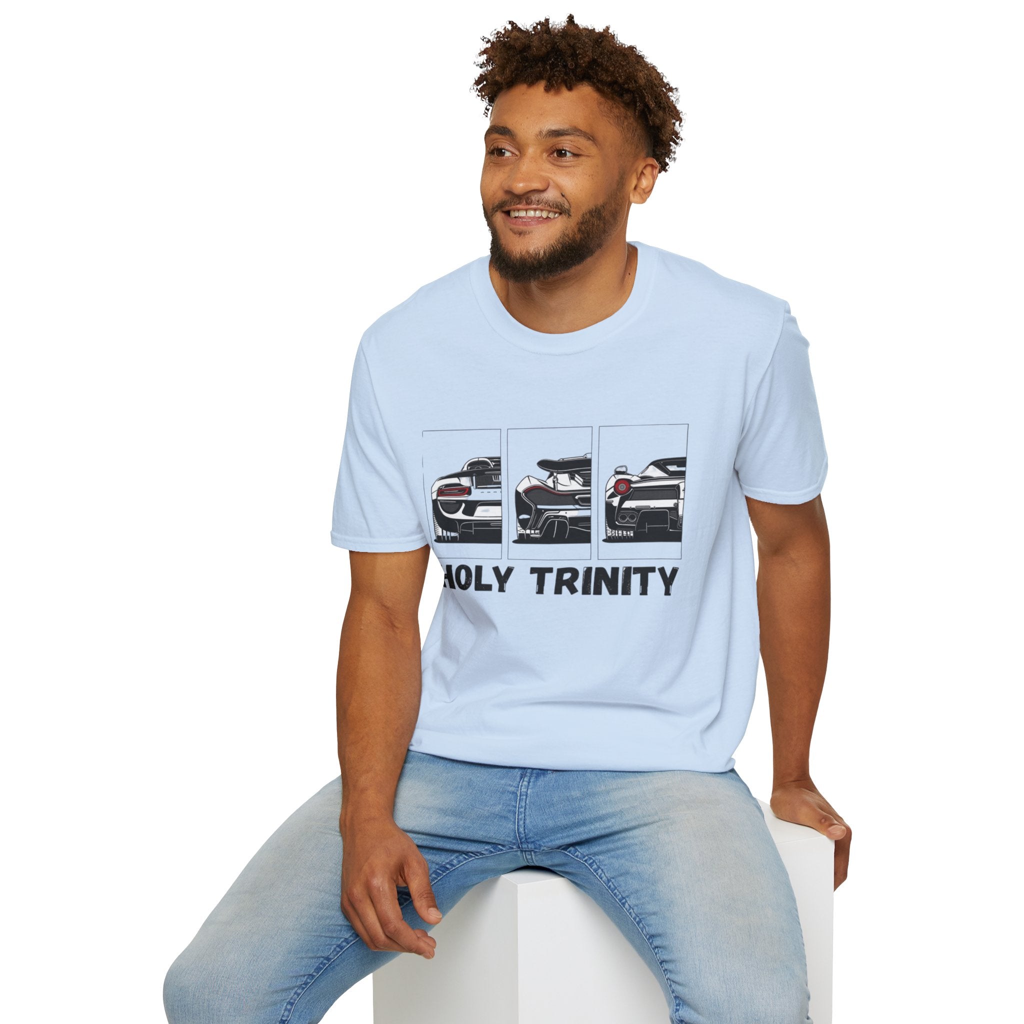 T-Shirt — "Holy Trinity" Retro Car Trio Graphic Tee