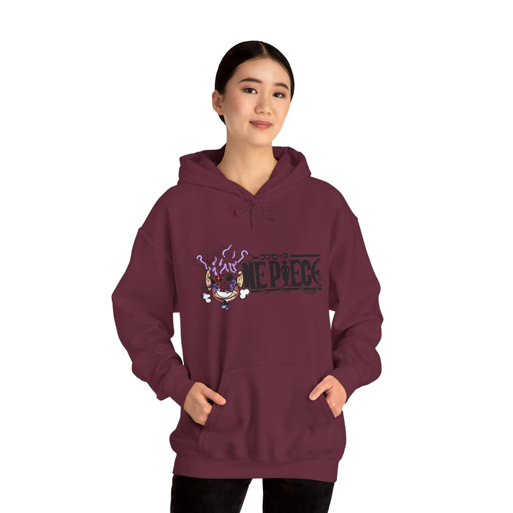 One Piece Skull Logo Hoodie — Anime Pirate Crew Pullover