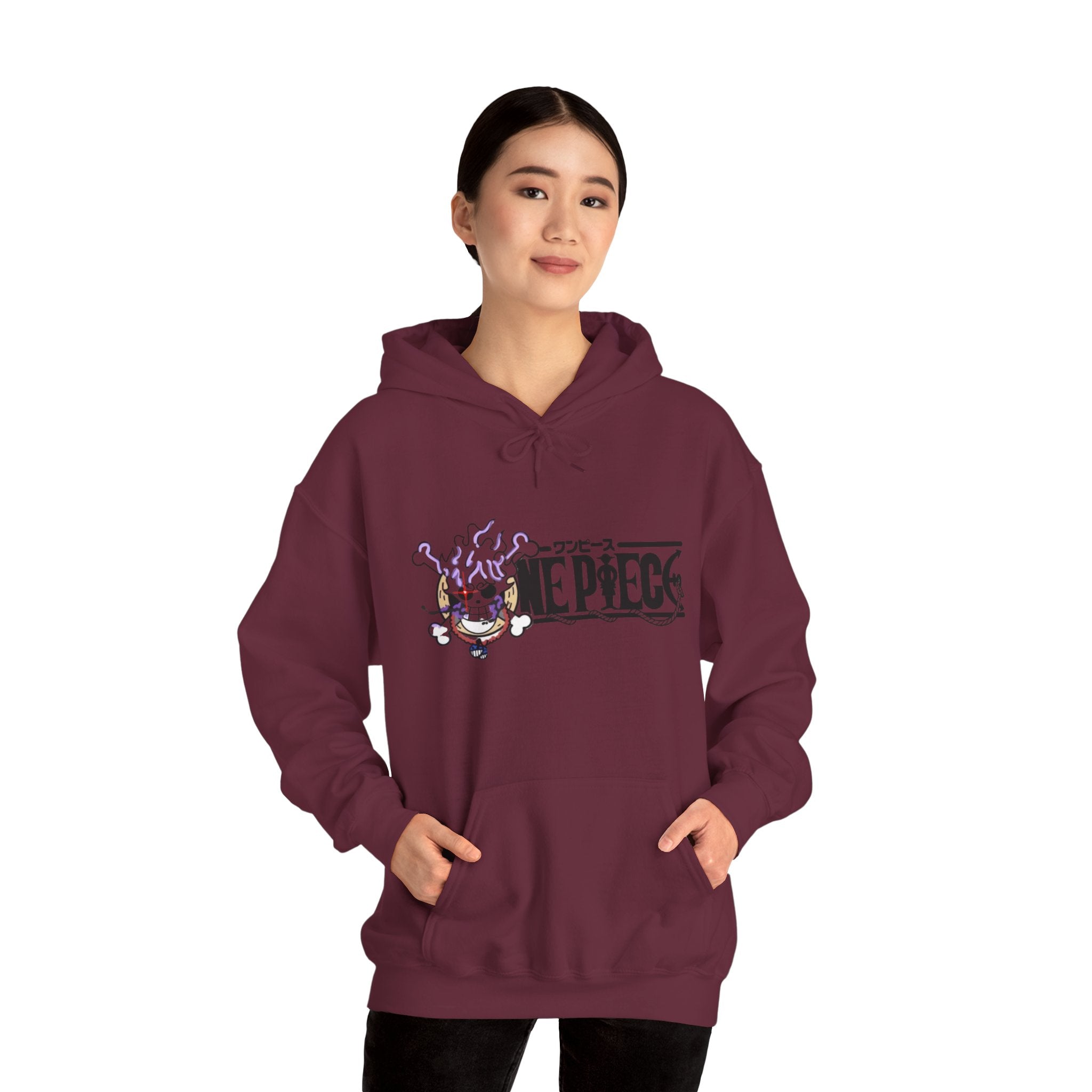 One Piece Skull Logo Hoodie — Anime Pirate Crew Pullover