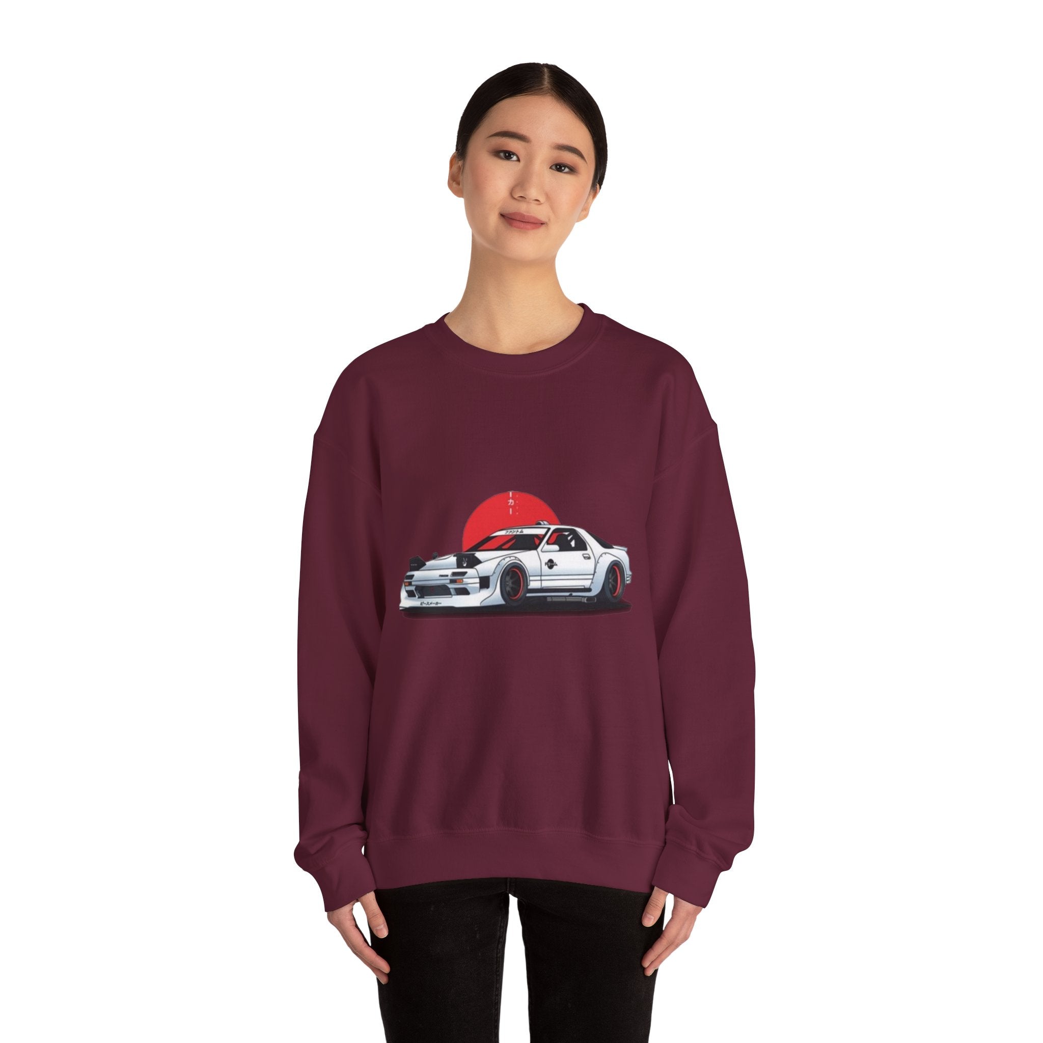 JDM Sunset tRacing Crewneck Sweatshir