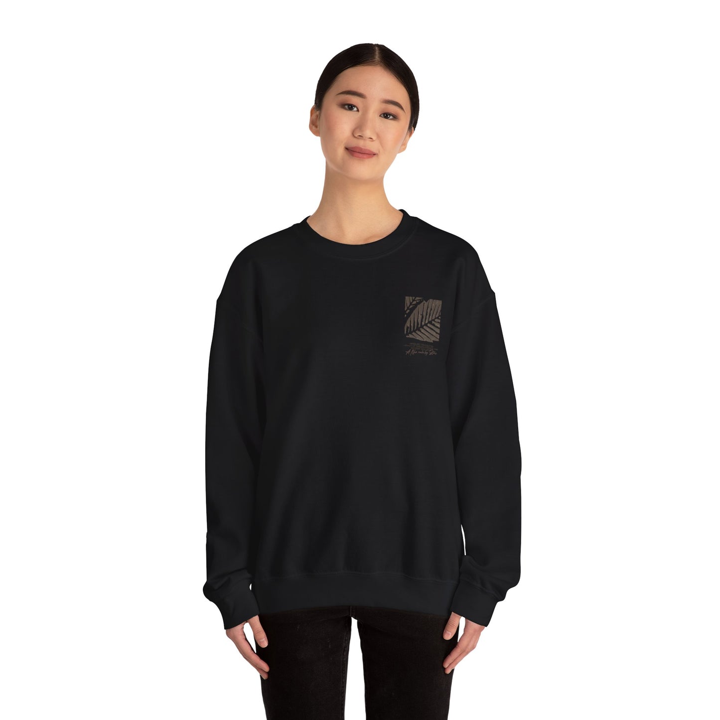 Chic Minimalist Crewneck Sweatshirt | Sandstone Serenity Crewneck
