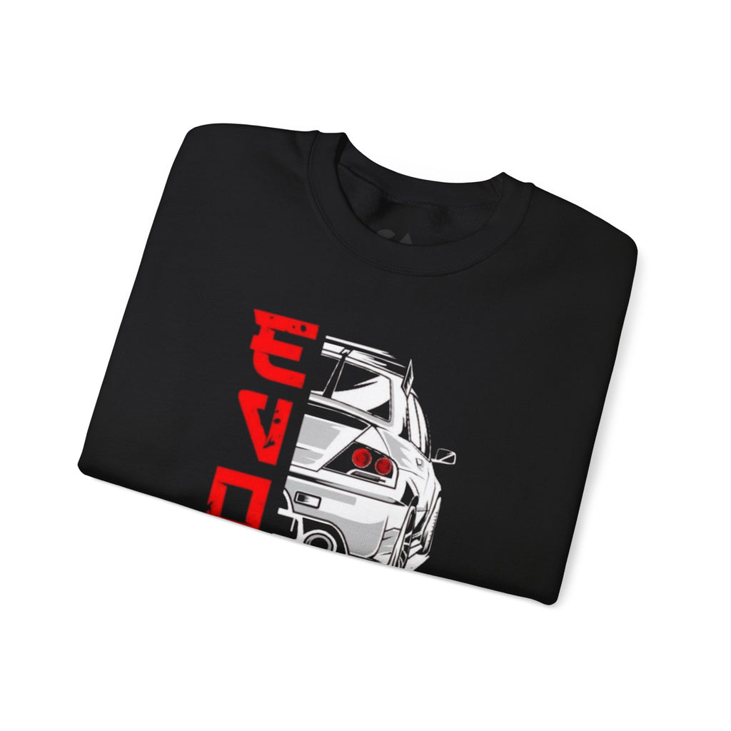 Evolution IV Racer Crewneck Sweatshirt — JDM Street Racing Graphic