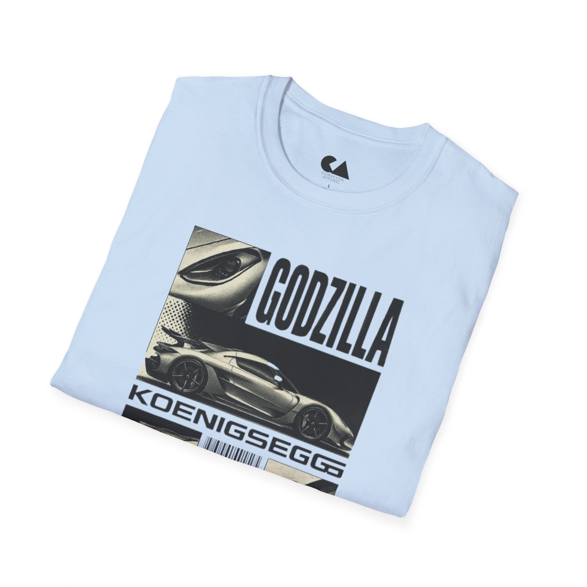 Godzilla Koenigsegg Supercar T‑Shirt — Performance Car Graphic Tee