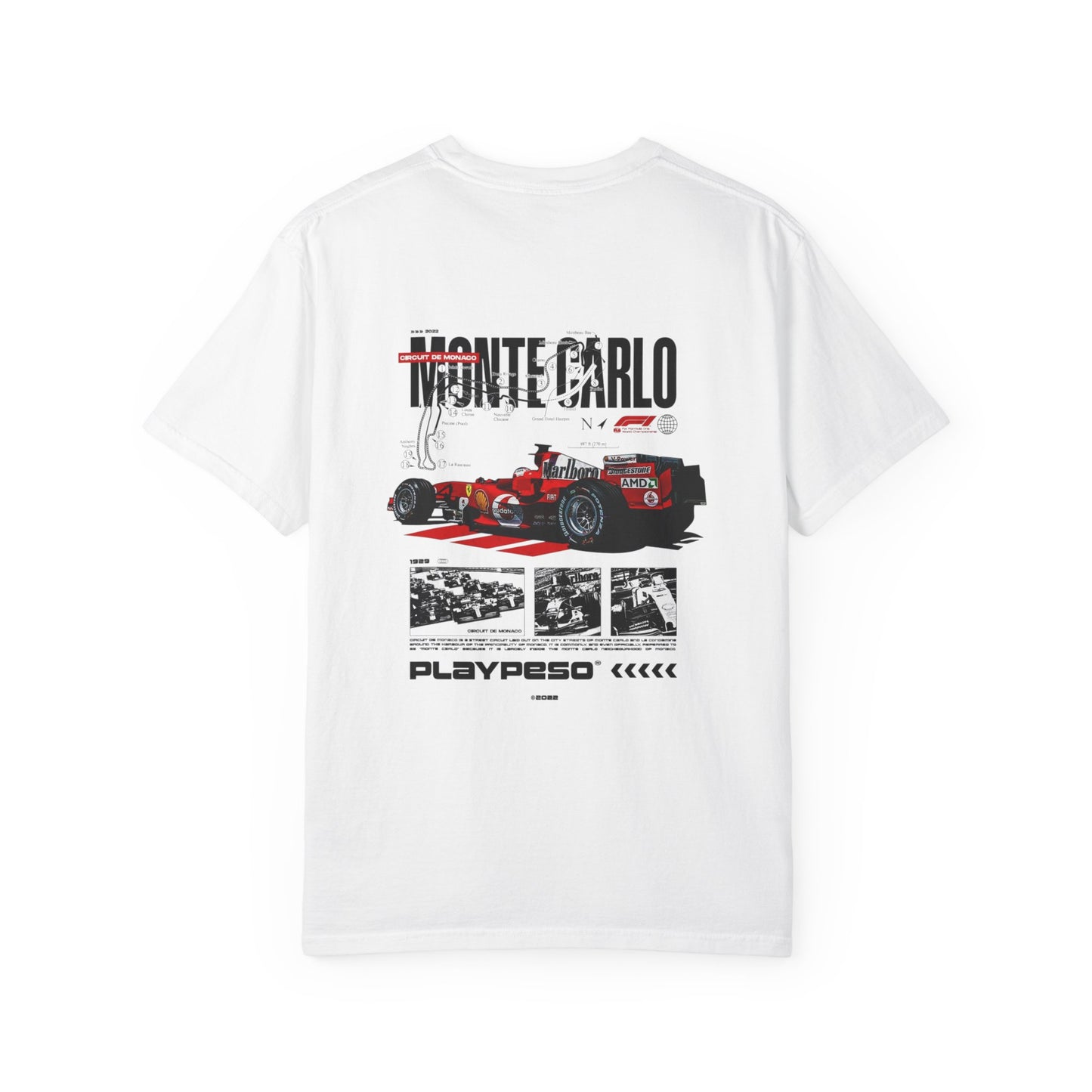 Racing Circuit T-shirt - Monte Carlo Racing Fans Dream