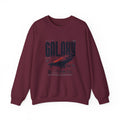 Galaxy Space Crewneck Sweatshirt — Retro Rocket Graphic