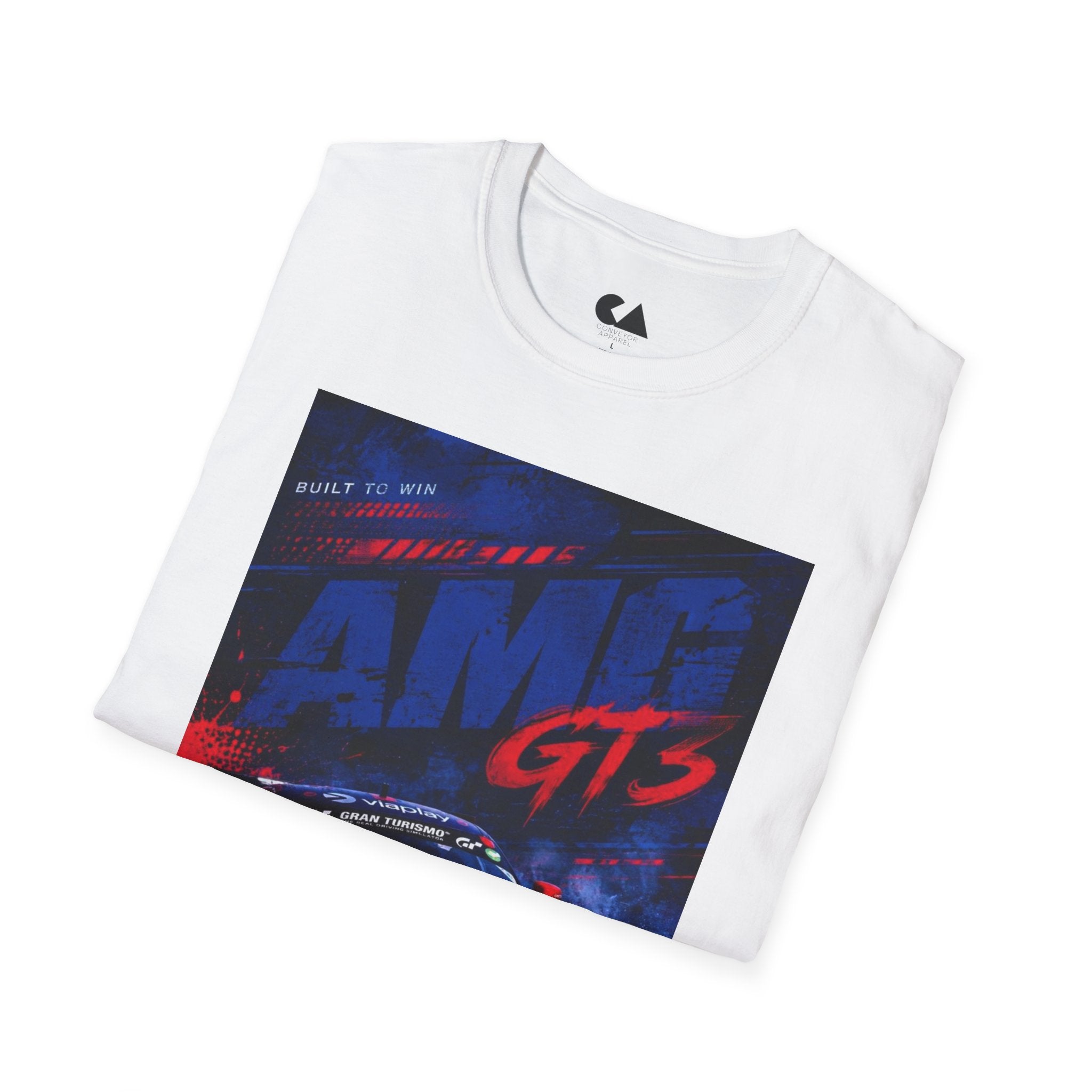 AMG GTS Racing Tee — Built to Win Sports Car Graphic T-Shirt | Nurburgering