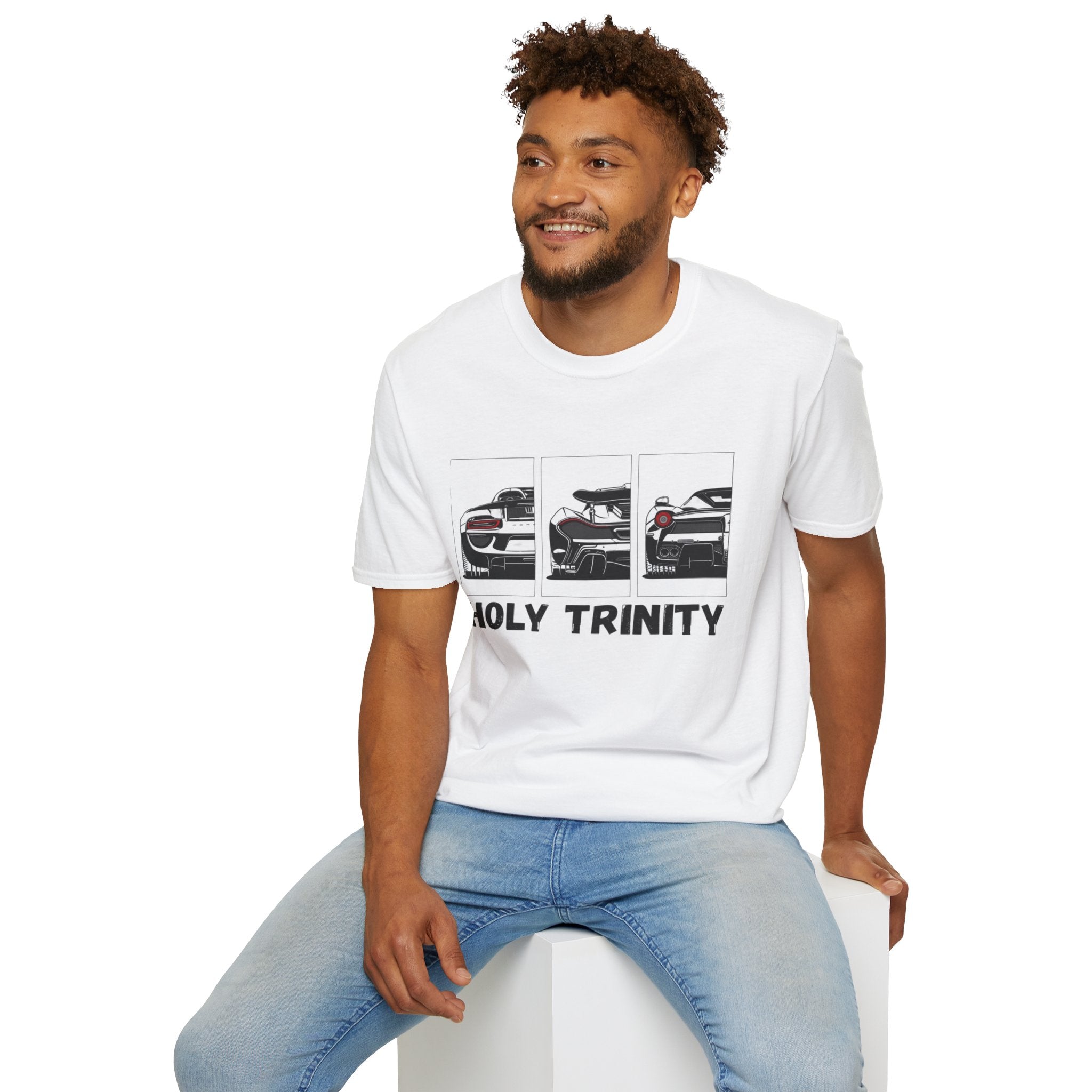 T-Shirt — "Holy Trinity" Retro Car Trio Graphic Tee