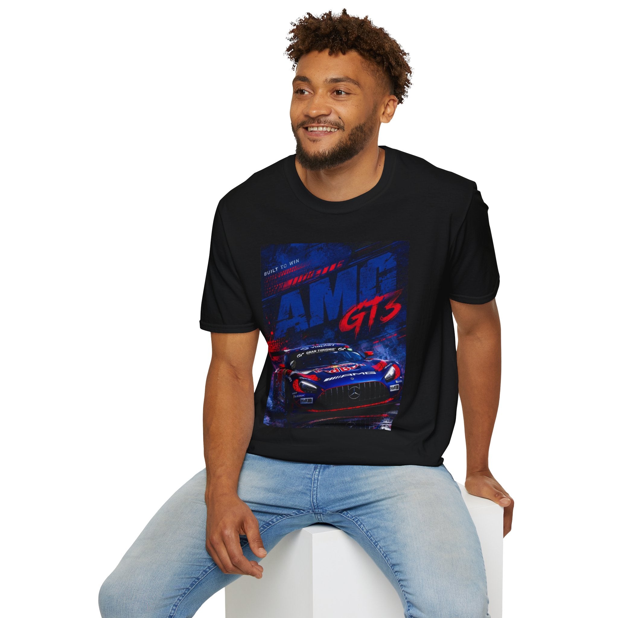 AMG GTS Racing Tee — Built to Win Sports Car Graphic T-Shirt | Nurburgering