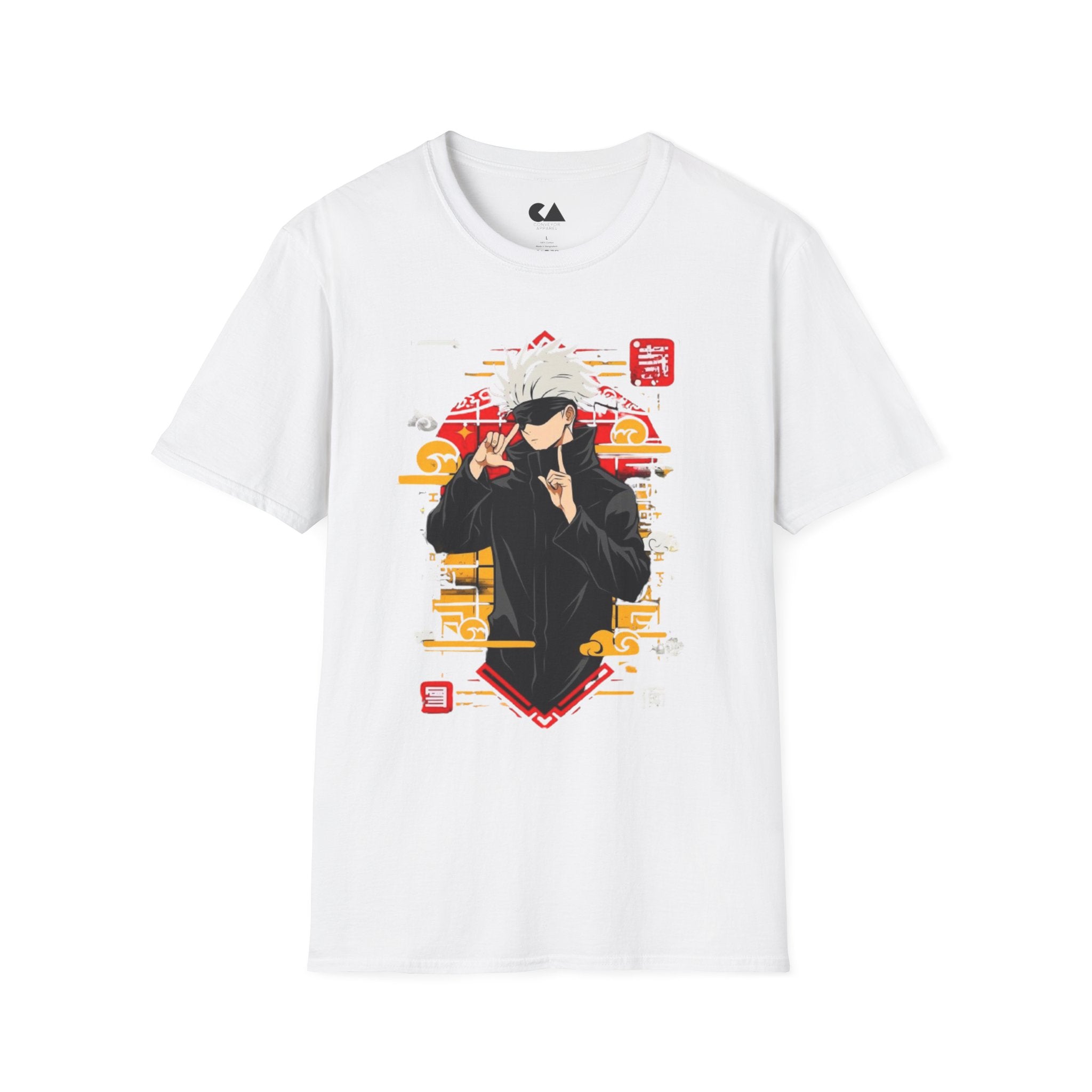Anime Jujutsu Sorcerer Graphic T-Shirt — Cool Masked Character Design