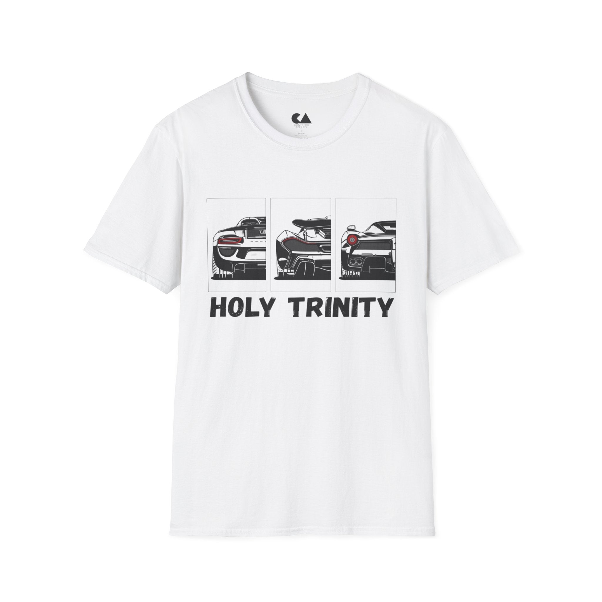 T-Shirt — "Holy Trinity" Retro Car Trio Graphic Tee