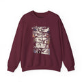 Anime Eyes Crewneck Sweatshirt — Intense Manga Character Panel Design