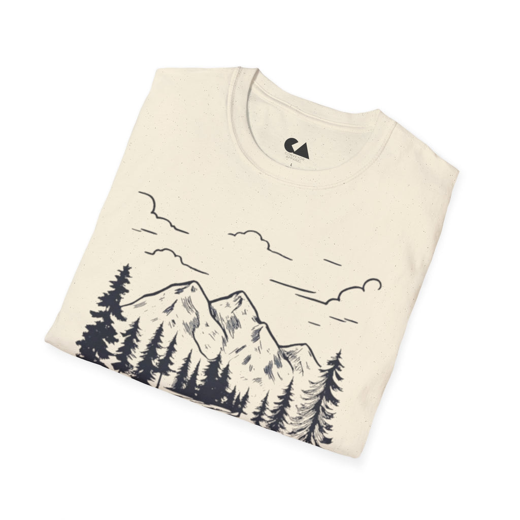 Mountain Graphic T-Shirt — "Take Me to the Mountains" Outdoor Nature Tee