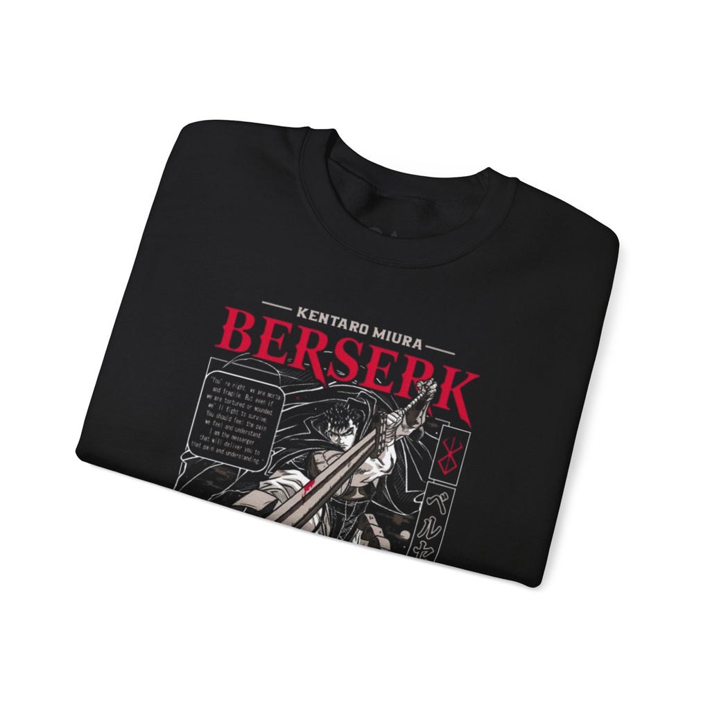 Berserk Manga Panel Crewneck Sweatshirt