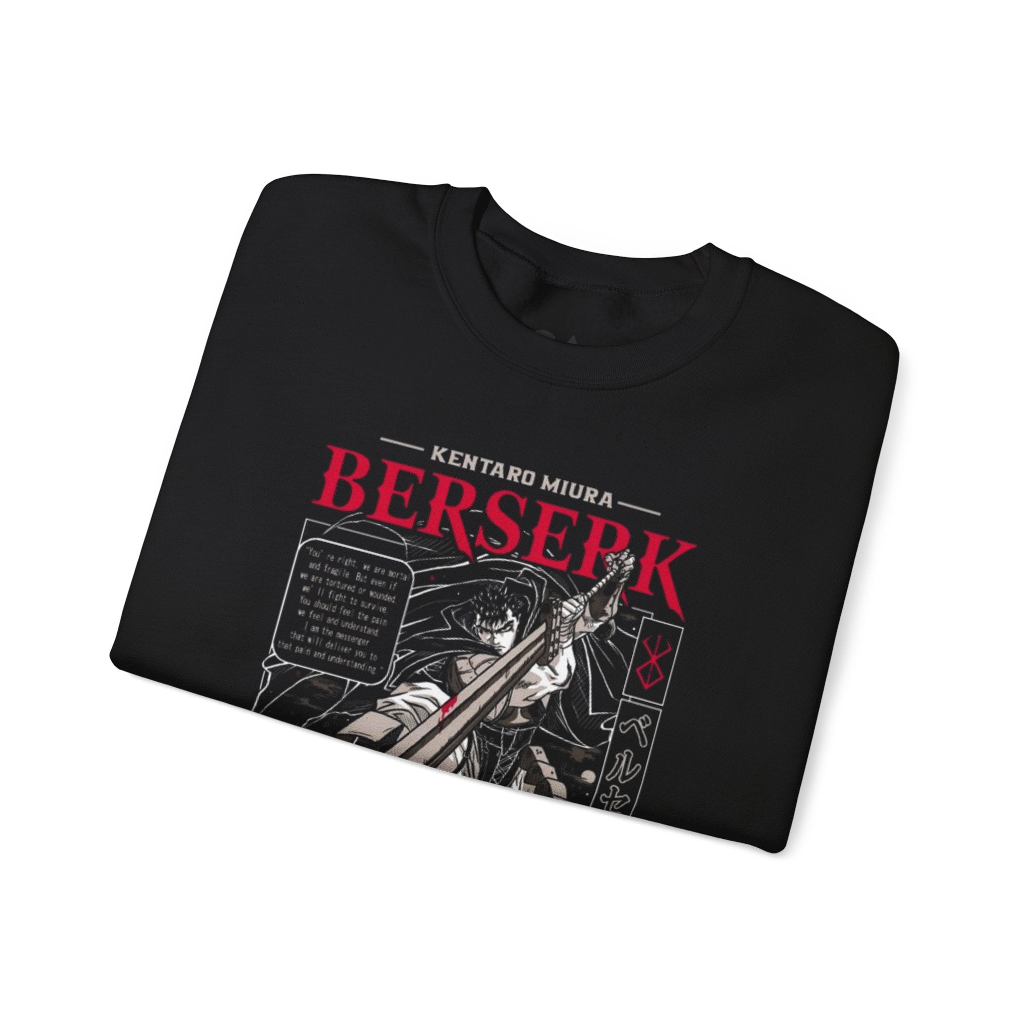 Berserk Manga Panel Crewneck Sweatshirt
