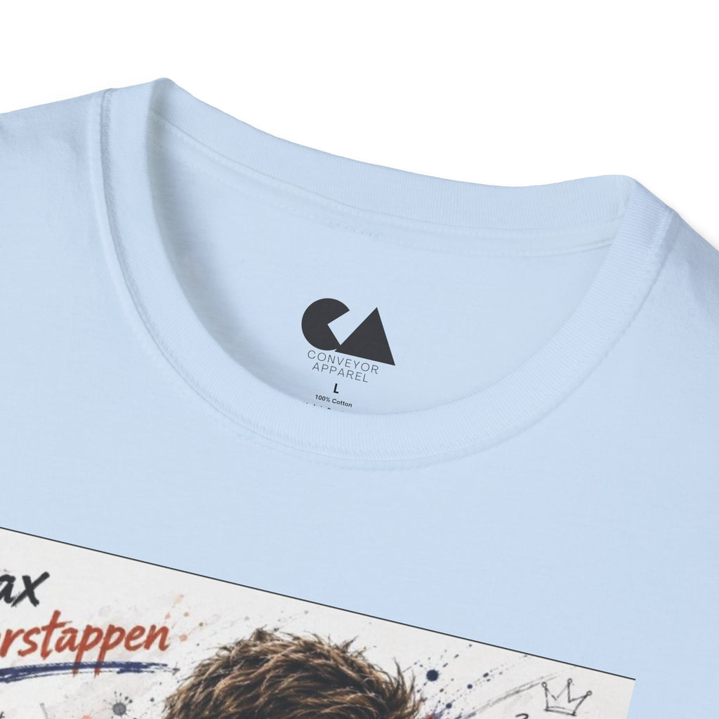 Max Verstappen Portrait T-Shirt — Formula 1 Racing Fan Tee