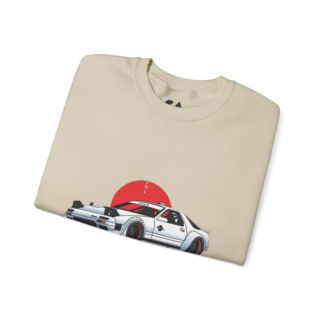 JDM Sunset tRacing Crewneck Sweatshir